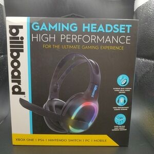 Billboard Gaming Headset High Performance Xbox One PS4 Nintendo Switch New